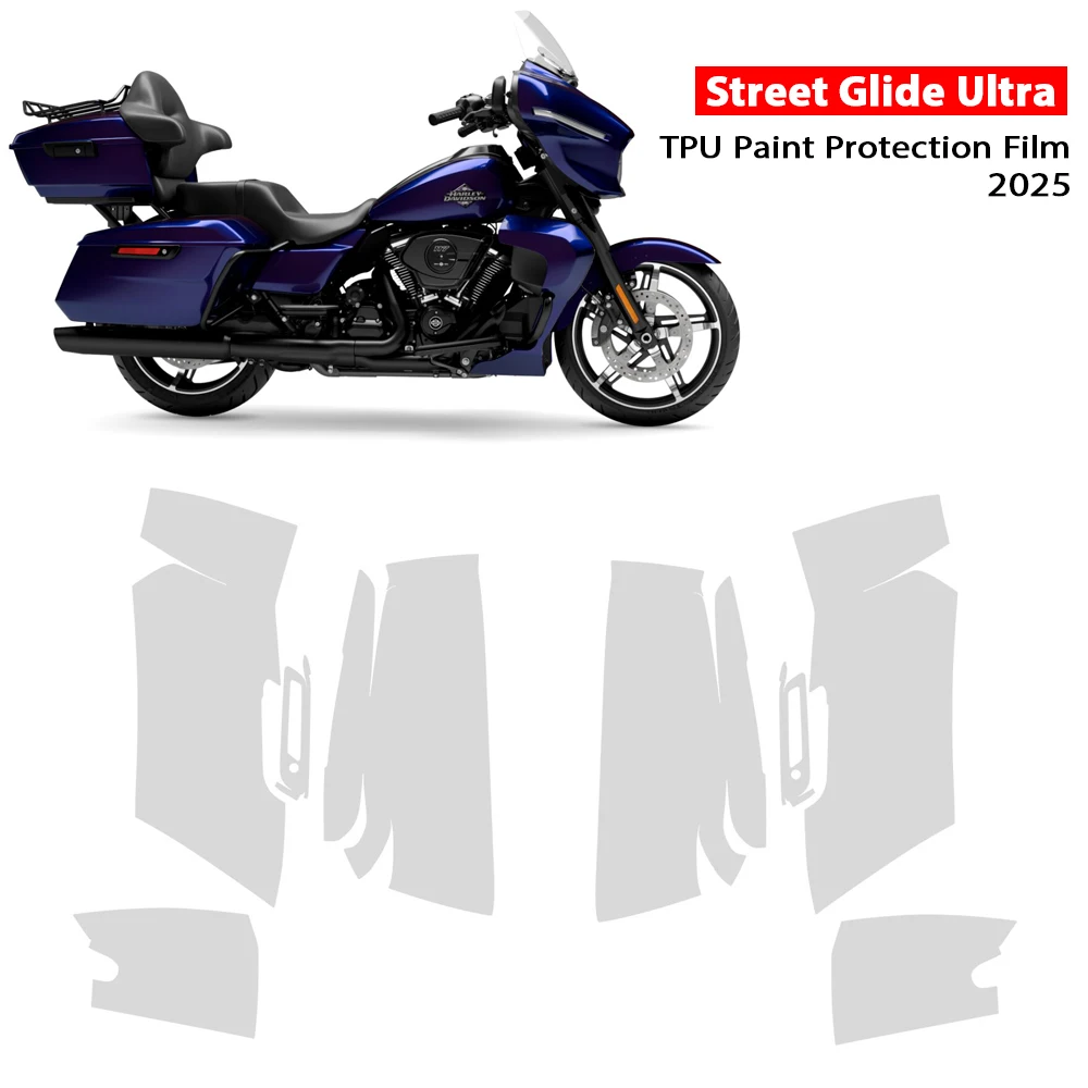 

For Harley Street Glide Ultra PPF Sticker TPU Invisible Protection Film Street Glide Ultra 2025 Fairing Protective film