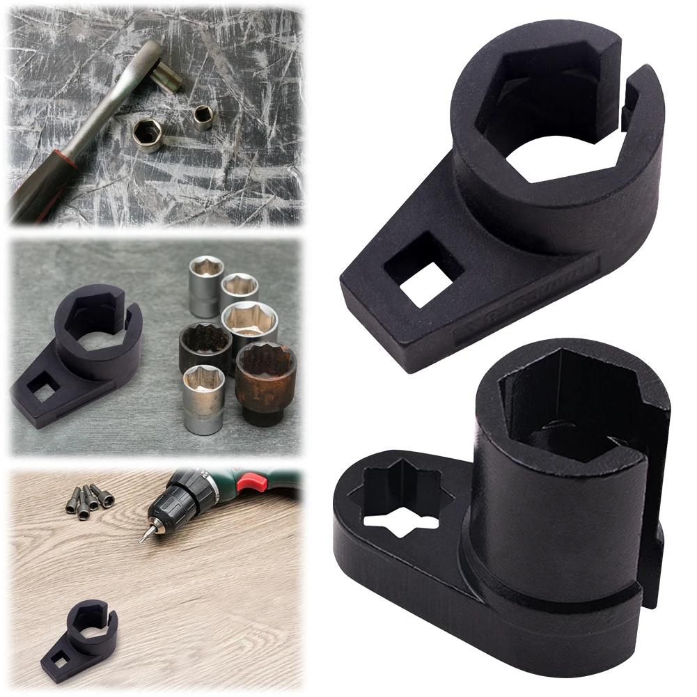 

7/8 Inch/22mm Offset Oxygen Sensor Socket Wrench 3/8inch Drive O2 Sensor Socket Universal for Most Models of Cars