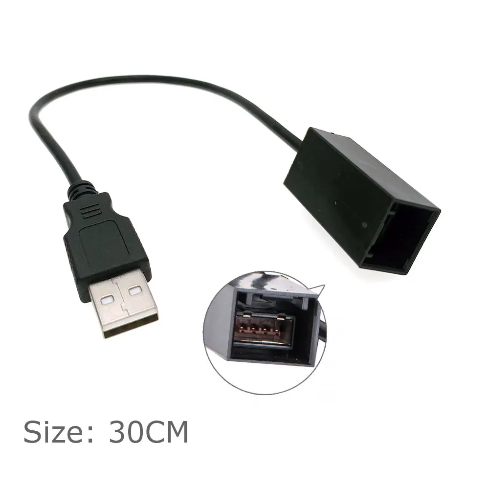 Car CD Radio Stereo Audio USB Adapter Cable For MITSUBISHI Outlander ASX Lancer 2009 Onwards