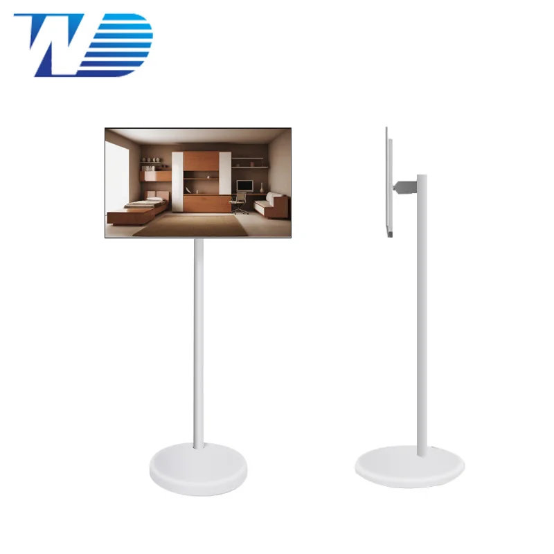 

21,5-дюймовый портативный смарт-телевизор со светодиодной подсветкой, ЖК-подставка, встроенная камера с автофокусом, беспроводной сенсорный экран для домашних развлечений