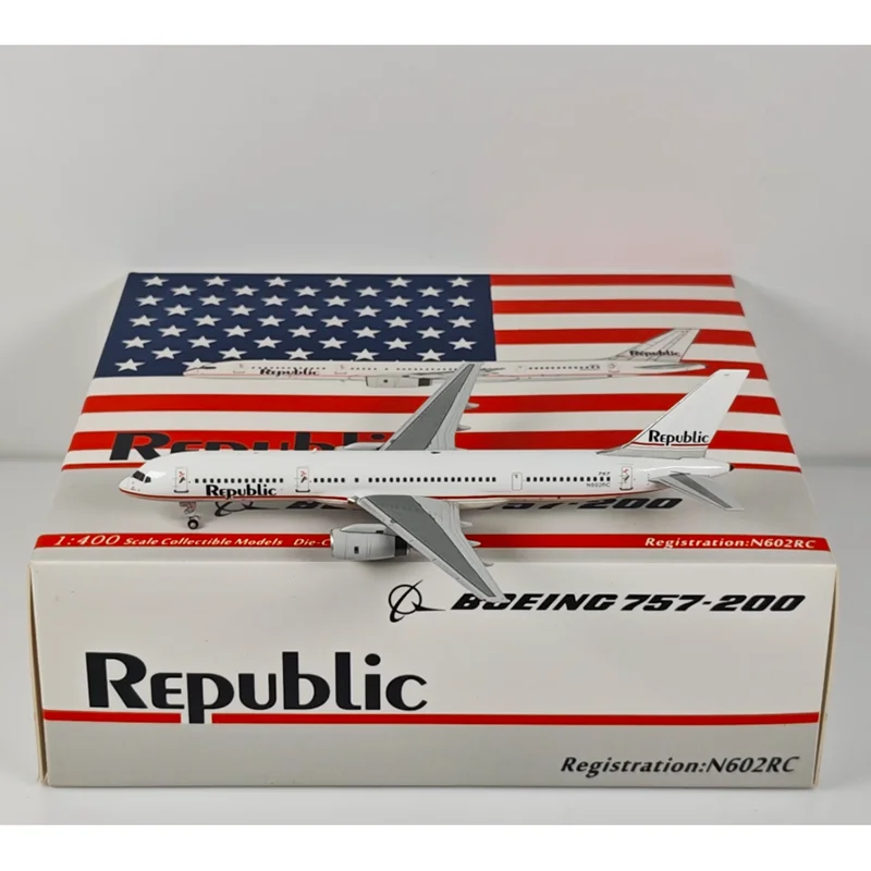 

Модели NG масштаб 1/200 Republic Airlines B757-200 N602RC литой под давлением сплав модель самолета коллекция декоративный орнамент