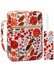 Bible Cover for Women with Flowers Printing, Bible Case,Bible Bag, Study Bible Case,Covers for Bible,Bible Boooks Covers