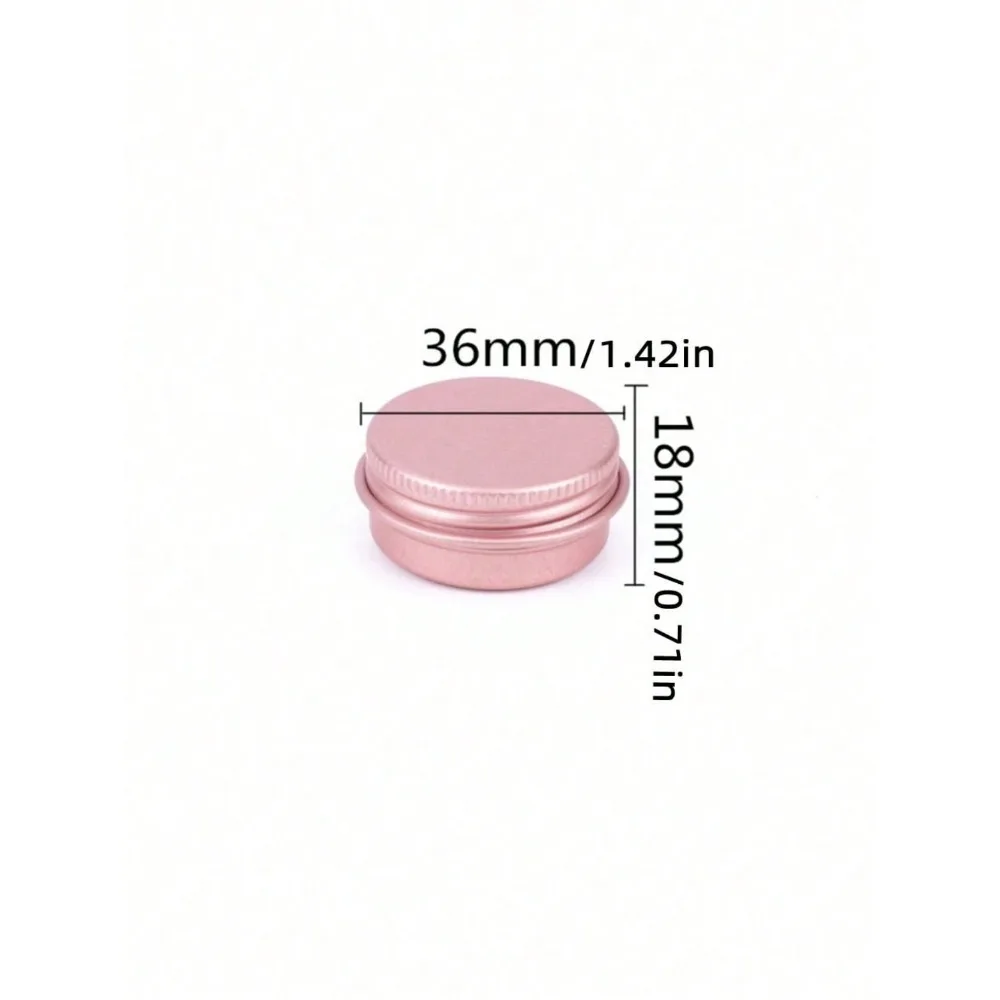 

1/4/8pcs 10g Threaded Small Aluminum Boxes Mini Medicine Pill Storage Cases Portable