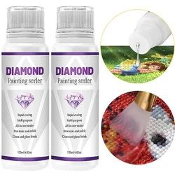 25-240ML Diamond Painting Sealer 5D Diamond Painting Glue Permanent Hold DIY Conserver Puzzle Glue Diamond Painting Accessories