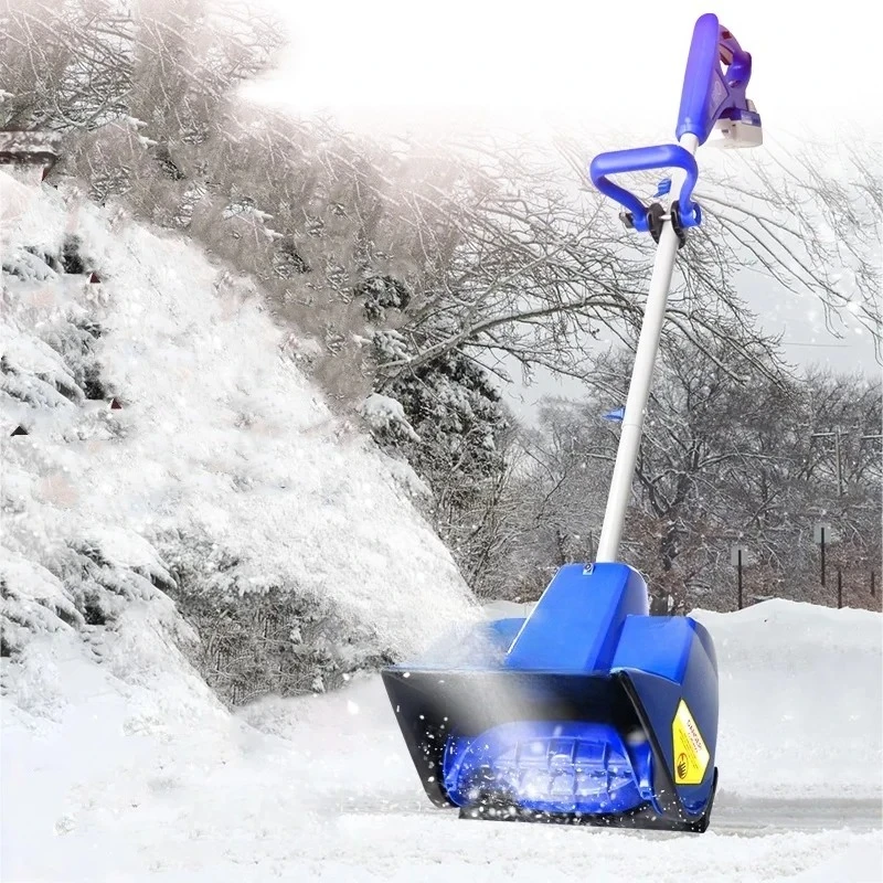 220V Electric Garden Snow Remover with High Pressure Power Snow Blower Plow Thrower with Wheels