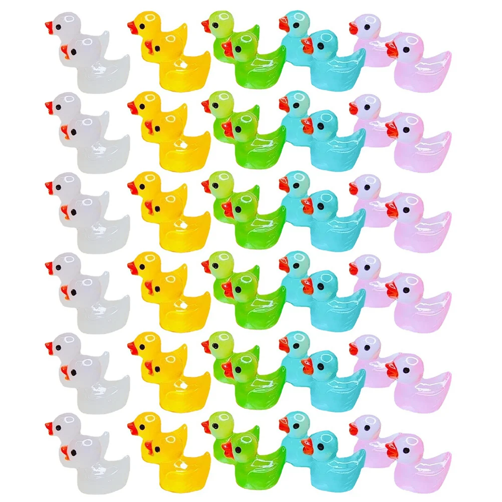 

Simulated Duck Pendant Miniature Animals Figures Figurines Decor Garden Diy Decoration