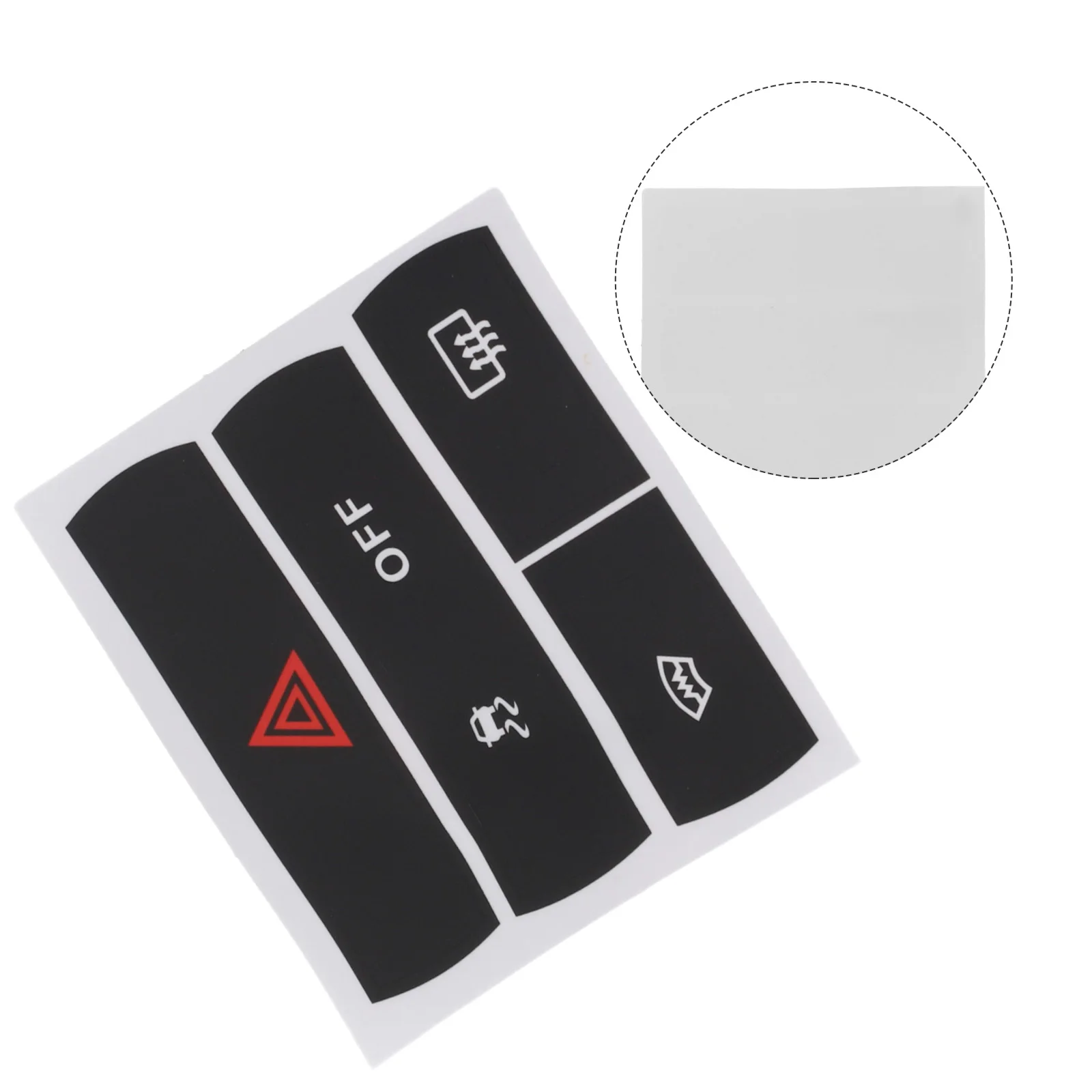 Auto Parts Repair Decal Sticker Waterproof Black Car Accessories Dustproof Push Button Tool For Ford For S-Max