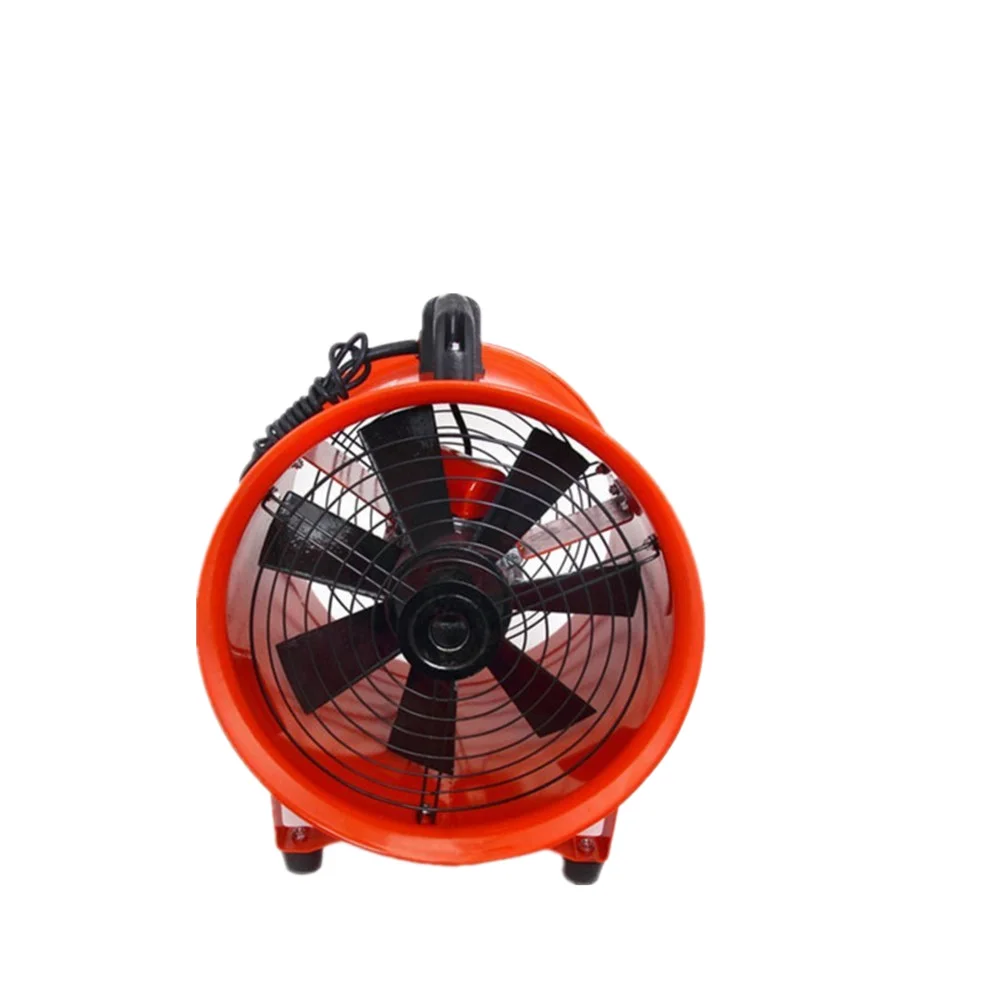 200mm Portable Ventilation Blower Fan 220V with 5m Flexible Hose Motor Aluminum OEM AC Duct Fan Axial Flow Fans Larissa