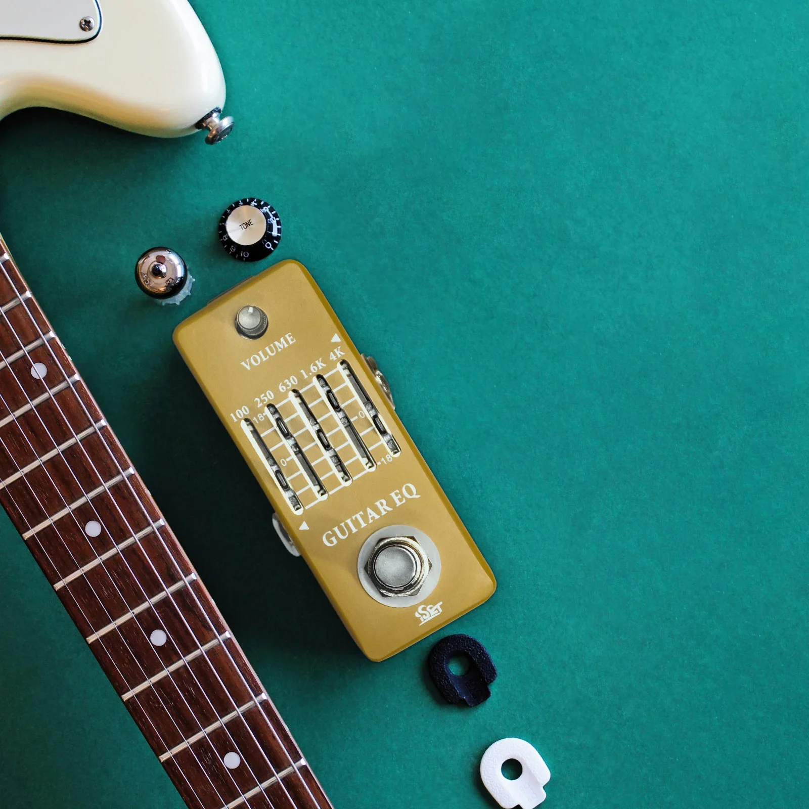 ISET Electric Guitar Effects Pedal True Bypass Compressor/Fuzz/Overdrive/Distortion/Flanger/Booster Effect Pedal Guitar Part