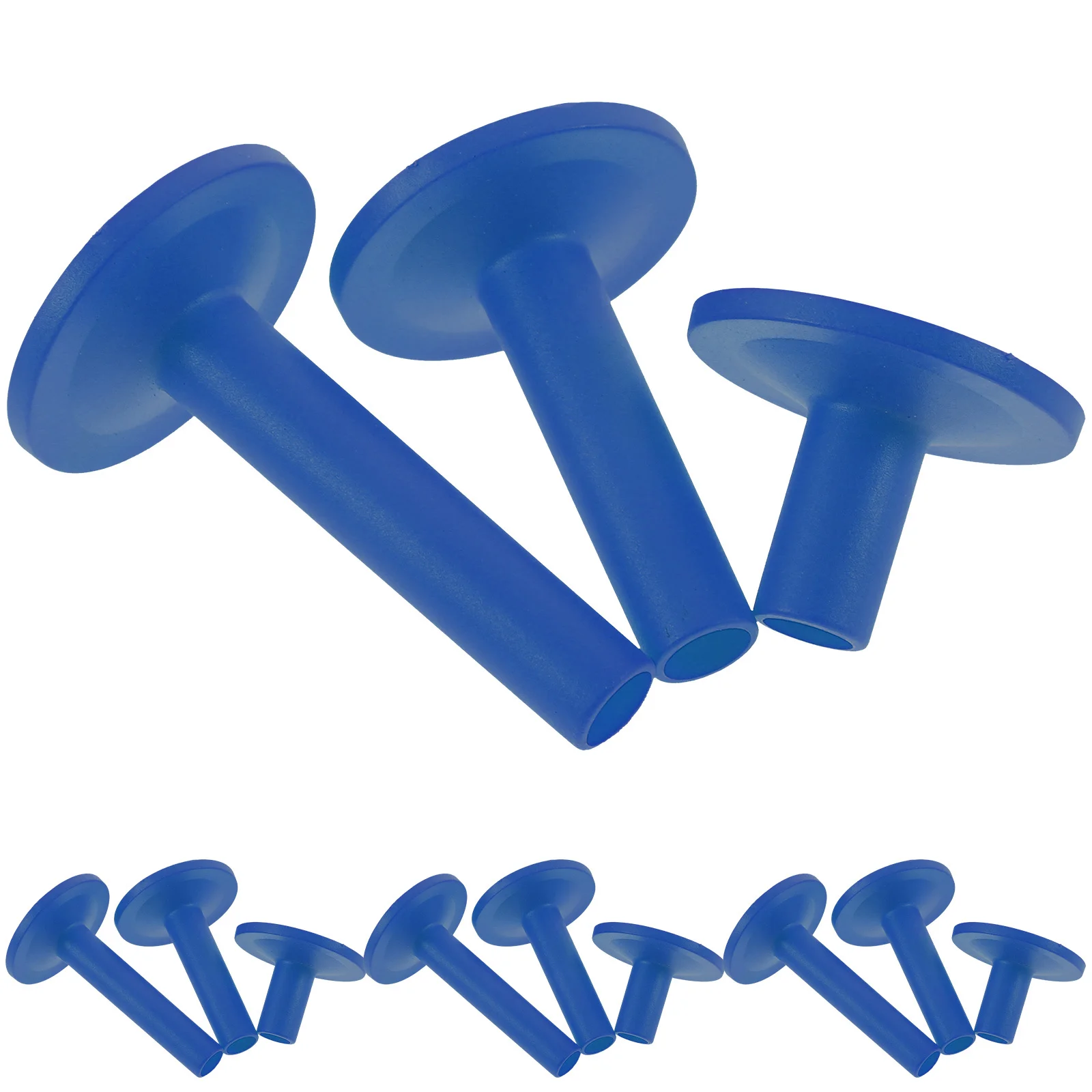 

12Pcs Cymbal Sleeves Long Short Plastic Accessories Drum Set Protection Sturdy Use Various Heights Practical Stylish Design