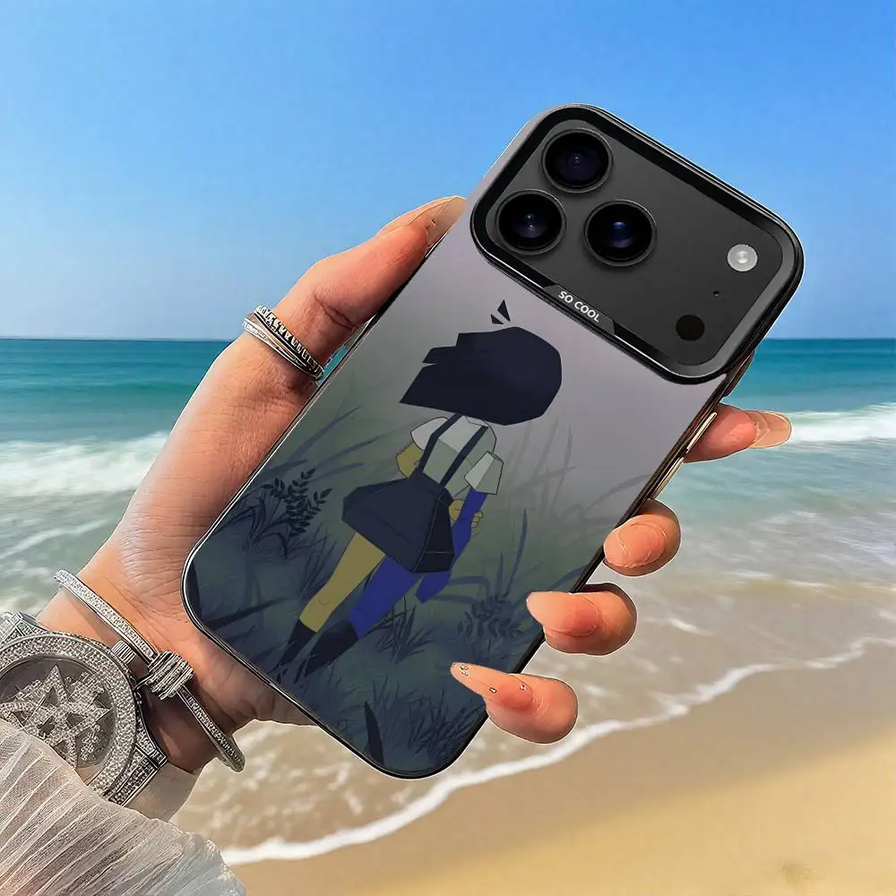 E-ENA Dream B-BBQ GAME Funda para teléfono Funda negra para iPhone17,16,15,14,13,12,Pro,Max,Plus,E,SE4,Air,Mini