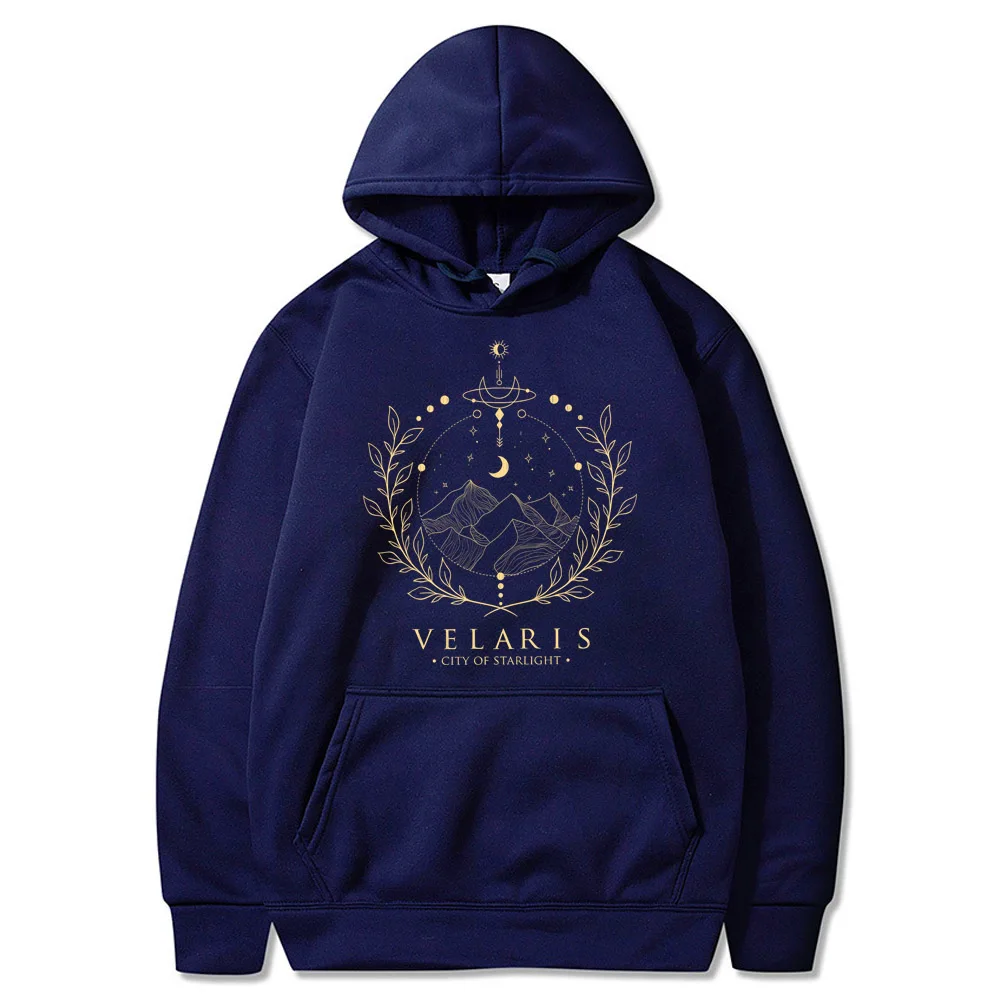 Velaris Hoodie A Court of Thorns and Roses Sarah J Maas Hooded Sweatshirt Night Court Sweater Velaris City of Starlight SJM Tops