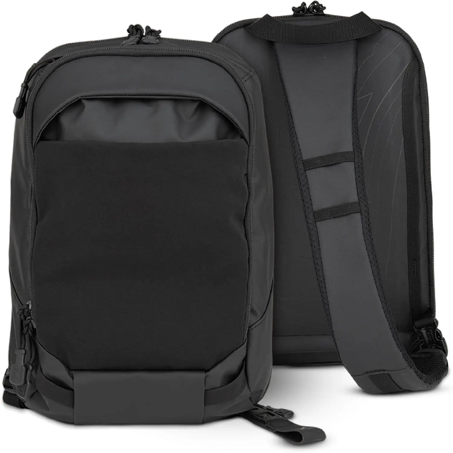

Urban Ghost Tactical Sling Bag (10L) – Durable Ripstop CCW Carry Pack with Rapid Access Tab, Lockable Zippers, It's Black - One Size