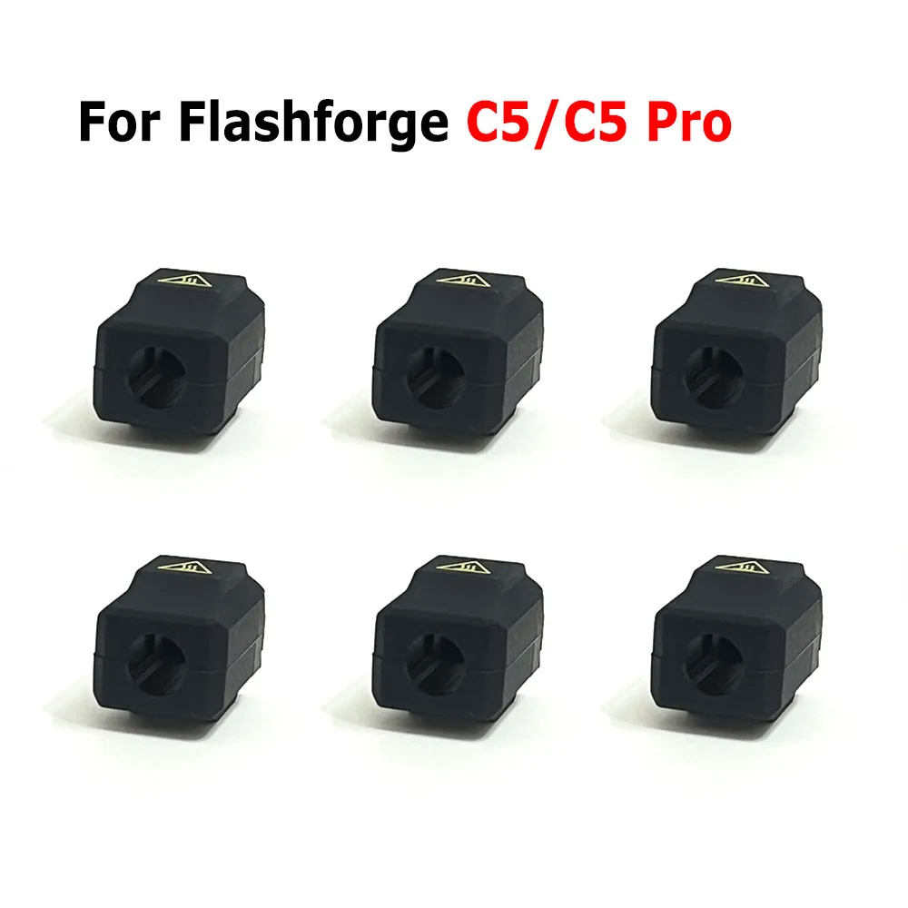 Silicone Sleeve for Flashforge Creator 5 Pro Silicone Socks Hotend Protector Cover Case for Flashforge C5 C5Pro 3D Printer Parts