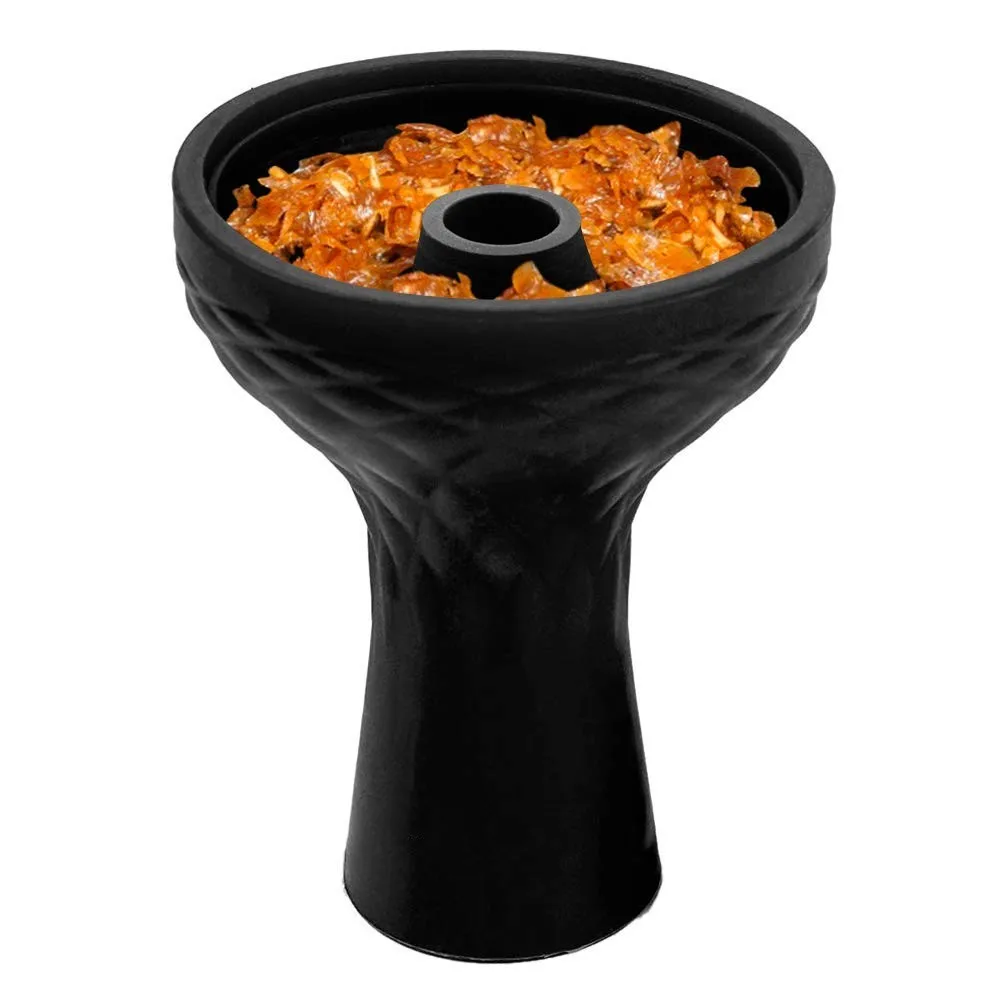 

EVIL Shisha Hookah Silicone Bowl One Hole Funnel Shisha Head Holder for Charcoal Tobacco Burner Chicha Smoking Accessories