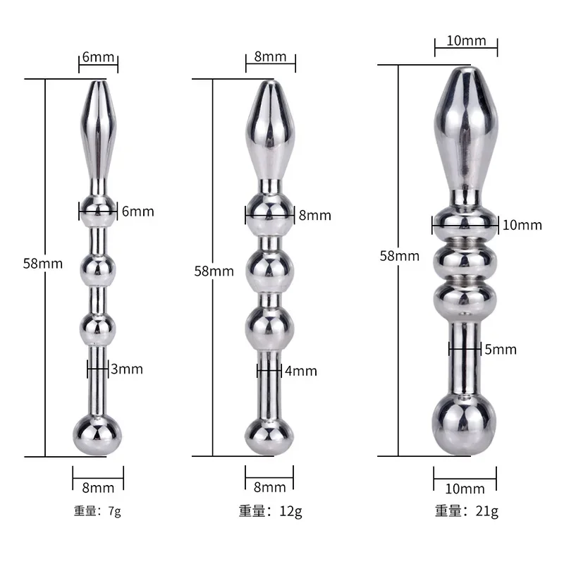 Metal Catheter Urethral Dilators Horse Eye Stimulator Penis Plug Stainless Steel Sex Toys for Men Catheters Sounds Adult Product