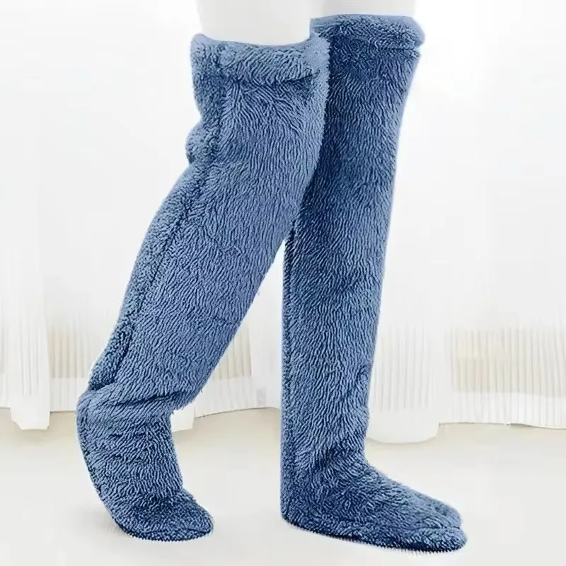 Winter Warm Feet Stockings for Women and Men Multifunctional Bed Sleep with Quilt Old Cold Legs Warm Sleep Socks Foot Warming