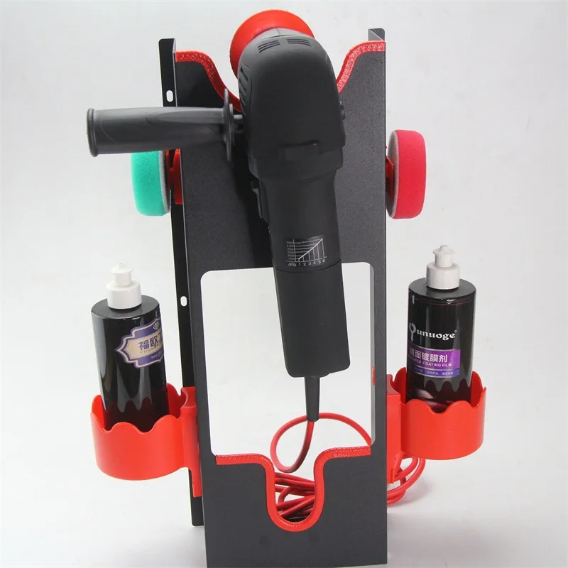 Box for Buffer Machines Cutting Machines Polishing Car Polisher Hanger Angle Grinder Frame Tool with Wire Storage Rack