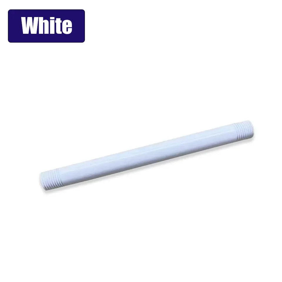 2Pieces Dia9.3mm Metal Straight Both Sides Screw Tube M10 External Tooth Hollow Metal Rod 10-50cm Threaded Straight Tooth Tube
