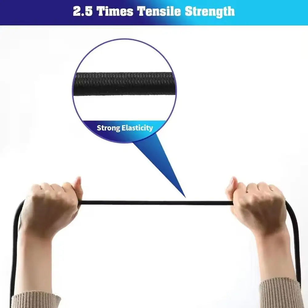 Регулируемый эластичный шнур, защитный резиновый рукав, 1800D полипропиленовый банджи, утолщенные ремни, резиновая оплетка для мотоцикла S5G6