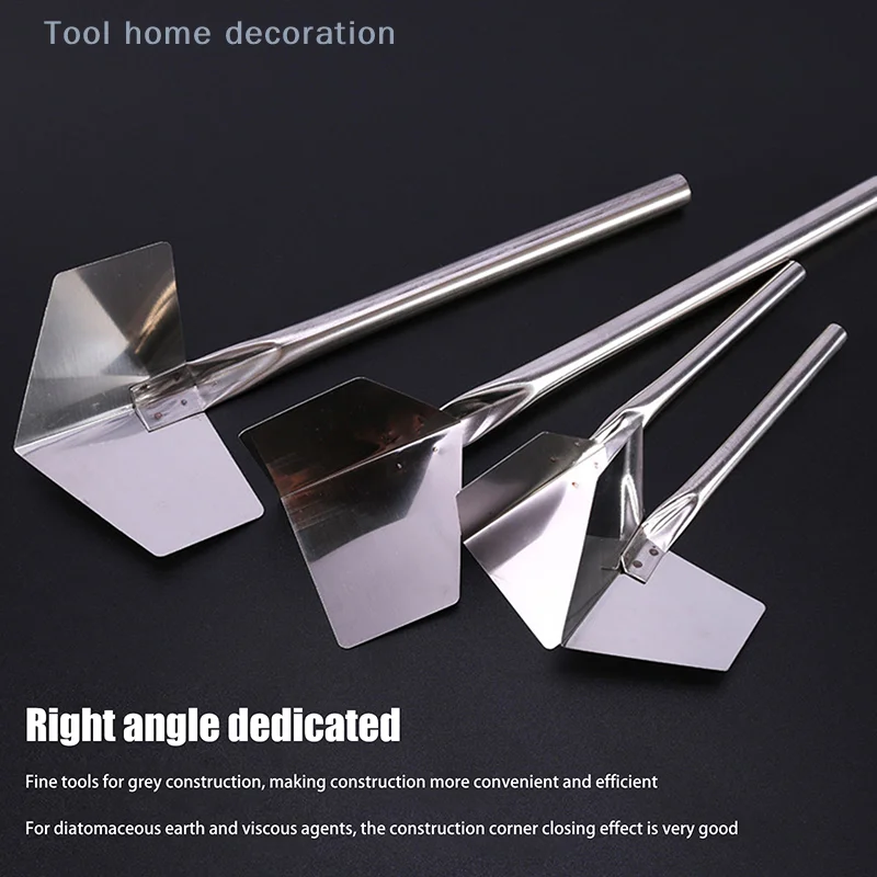 All-in-One Stainless Steel Putty Knife & Inside Outside Corner Yin Yang Puller - Drywall Scraping Hand Tool