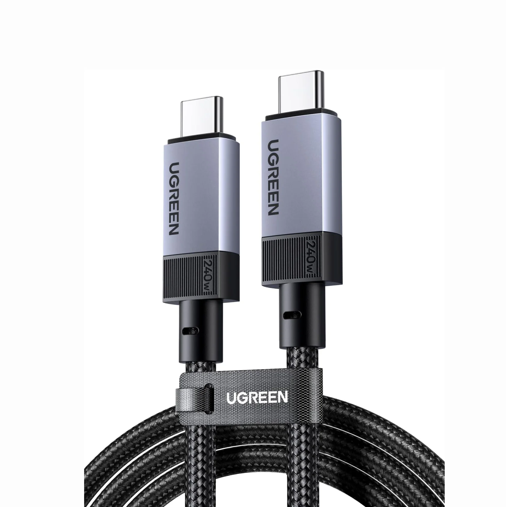 UGREEN Cable USB C de 240 W Gen2 10 Gbps USB 3.2, Salida de vídeo 4K 60 Hz Carga rápida Compatible con iPhone 16/15/14 Pro Max