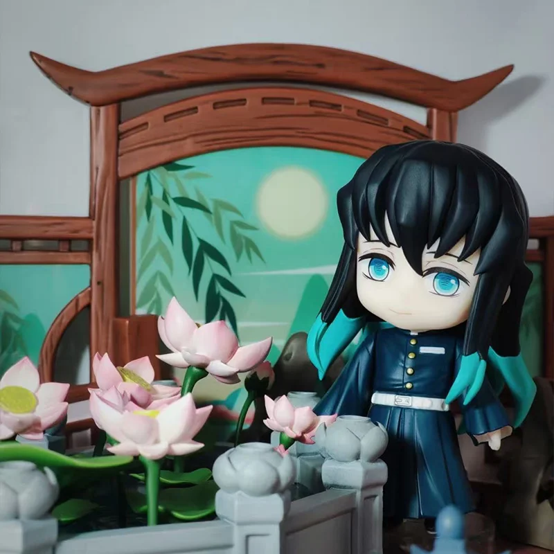 GSC Demon Sayaer Mitsuri Muichiro Anime Acchion Figuur Nendoroid # 2218 # 2217 Speelgoed Ornament Schattig Model Kinderen Verjaardagscadeau