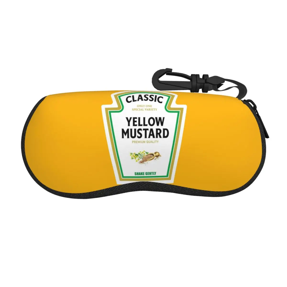 

Mustard Mayo Ketchup Shell Glasses Case Portable Sunglasses Box Women Men Soft Eyeglasses Bag Pouch
