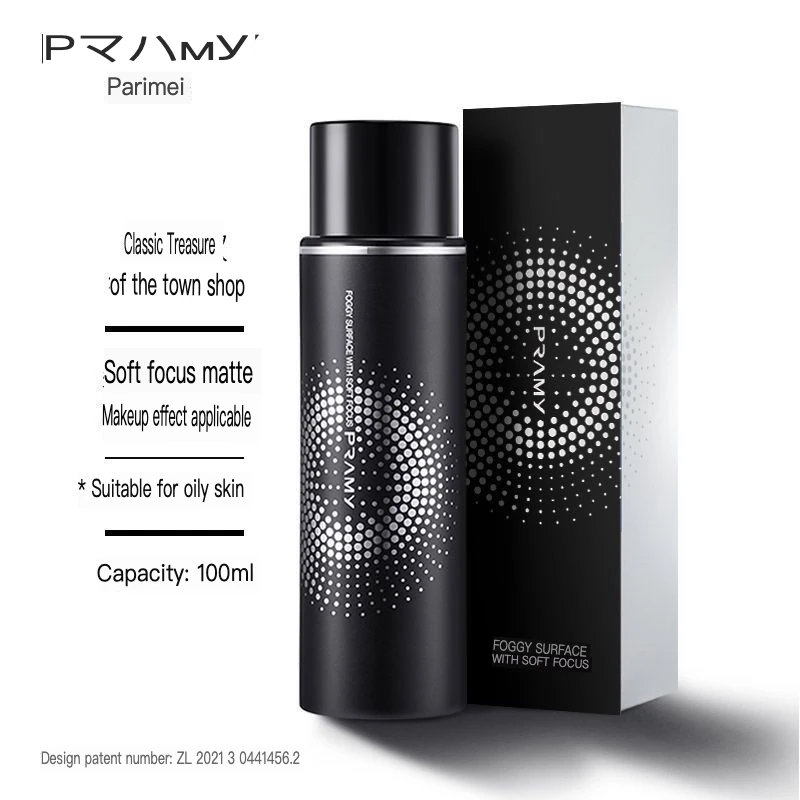 PRAMY Setting Spray hydrateert en hydrateert voor een langdurig, snelle oliecontrole en verhelderend effect. Draagbaar 100 ml