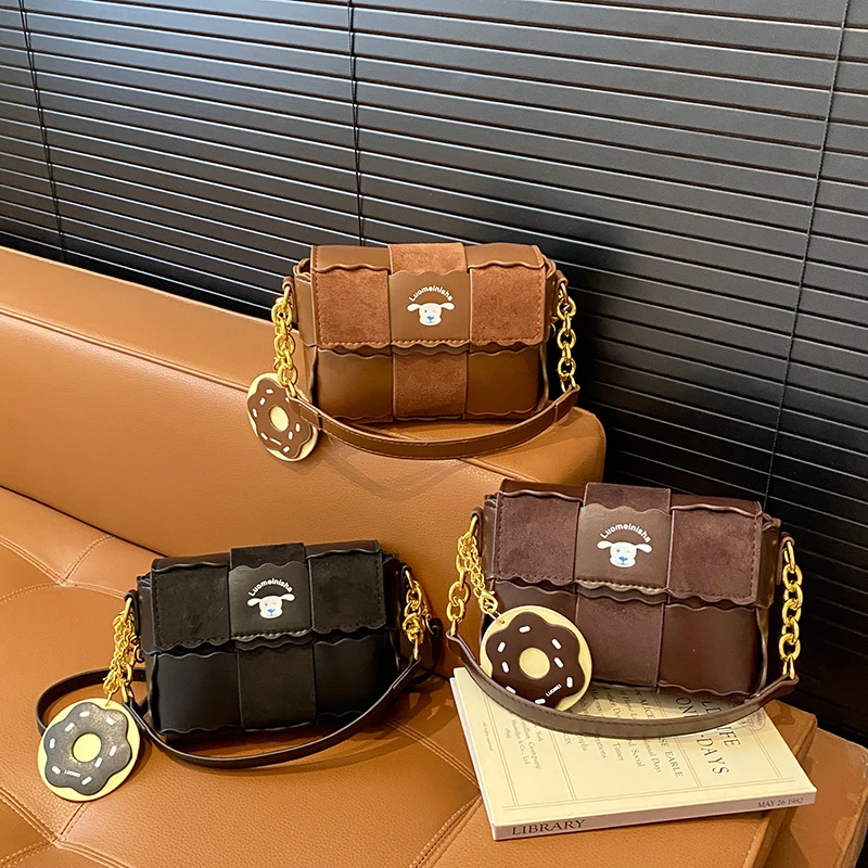 

Fashion High End Elegant Temperament Patchwork Fun Retro Design Small Crossbody Bag for Ladies Daily Use