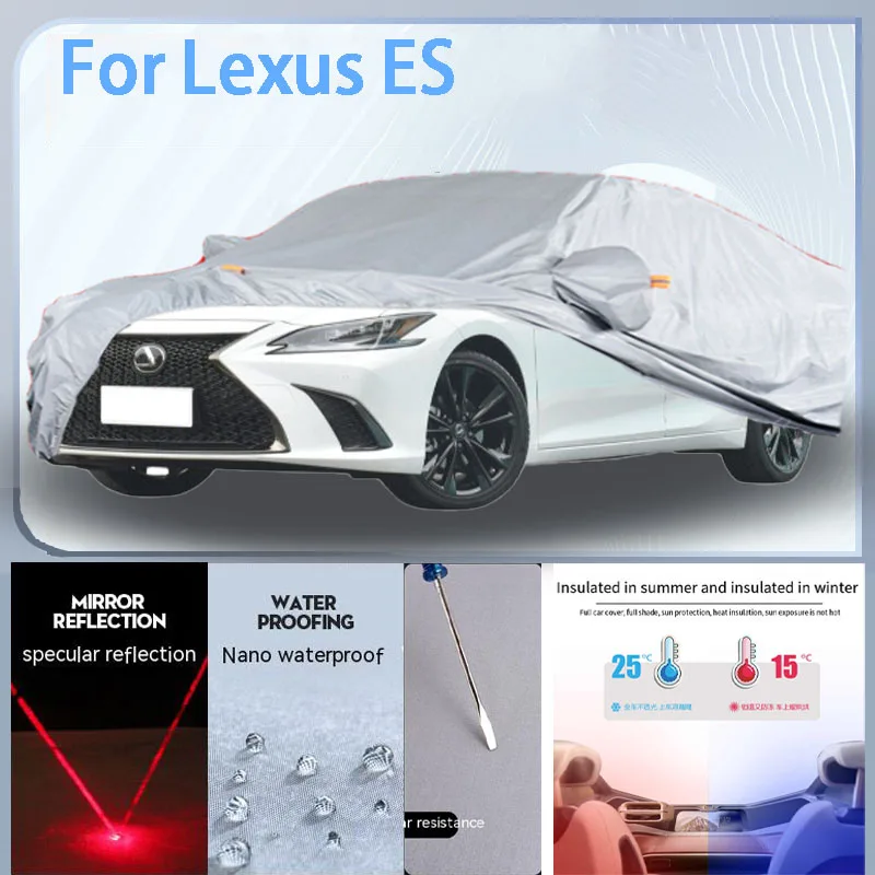 

For Lexus ES Full Car cover with UV protection and Winter Insulation roles,Rainproof,Snowproof Ati-frost properties.