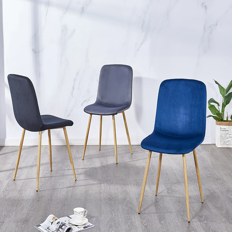 Dining Chair 4PCS（BLUE），Modern style，New technology.Suitable for restaurants, cafes, taverns, offices, living rooms, reception r