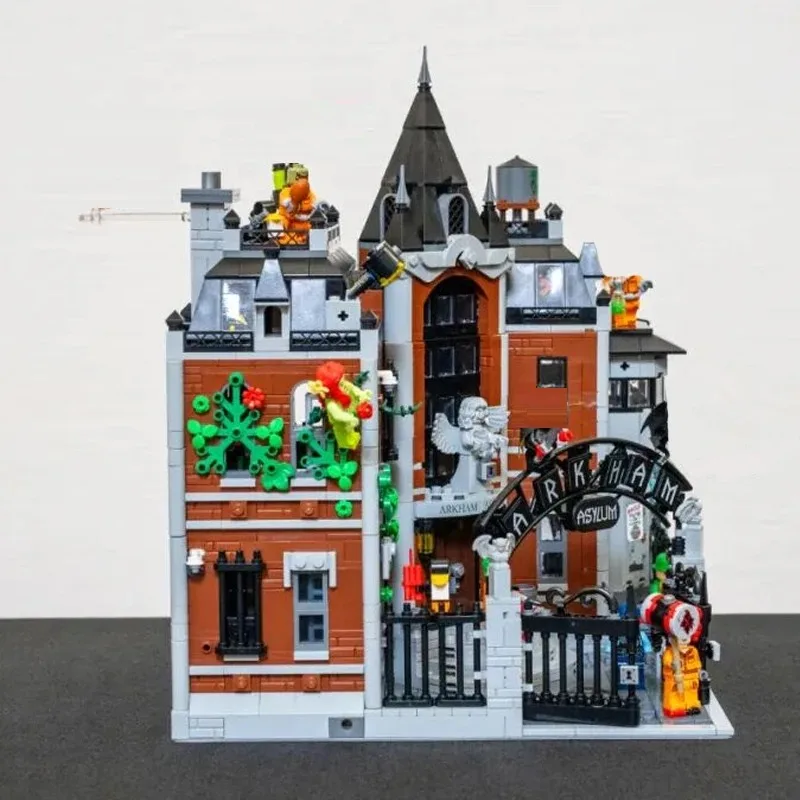 NEU 3980-teiliges Hero Movie MOC Asylum Tower Modell DIY Kreative Ideen Weihnachts-Baustein-Spielzeug Montage-Puzzle Geburtstagsgeschenk