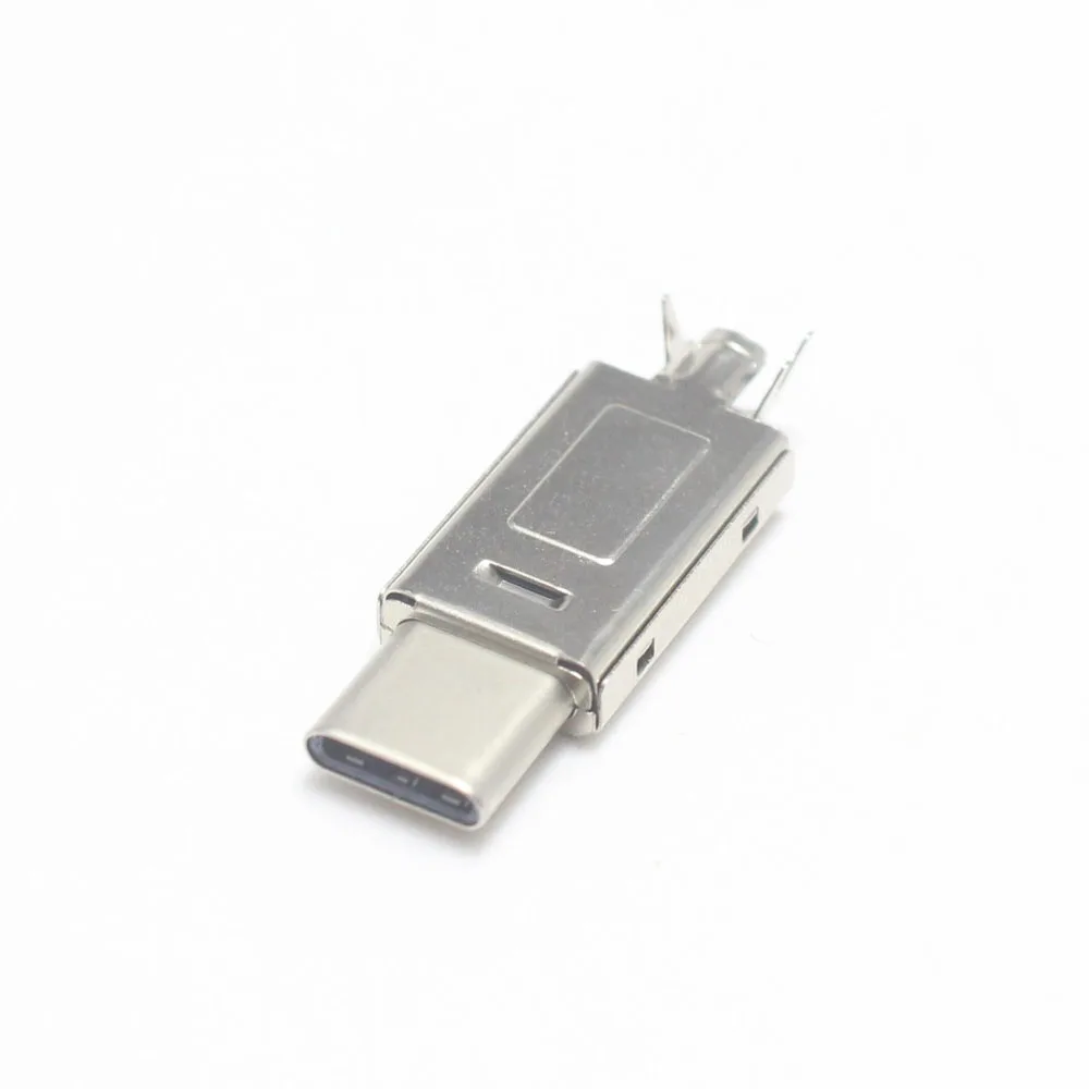 1set USB C OTG 5.1K 4 in 1 USB Type C Welded USBC USB-C Type-c Cable For DIY Repairs Data Line