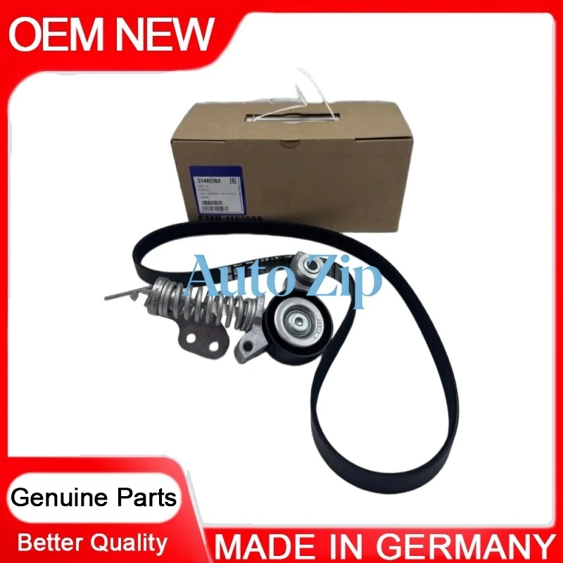 OEM 2pcs Triangle Multi-Wedge Belt Kit For Volvo S60, V40, V60, V90, XC40, XC60, XC90 31480362