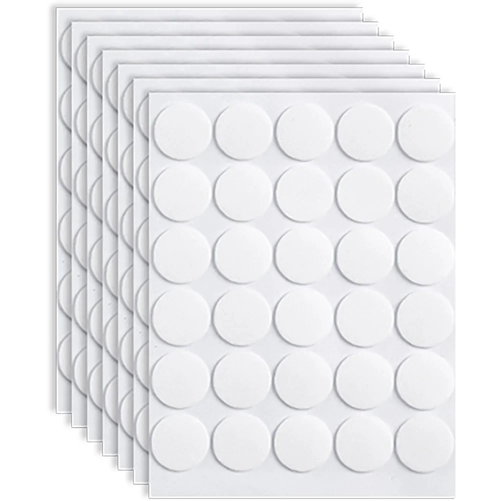 

Double Sided Stickers Clear Removable Adhesive Dots Photo Wall Decor Paint Safe Storage Portable 10mm Round