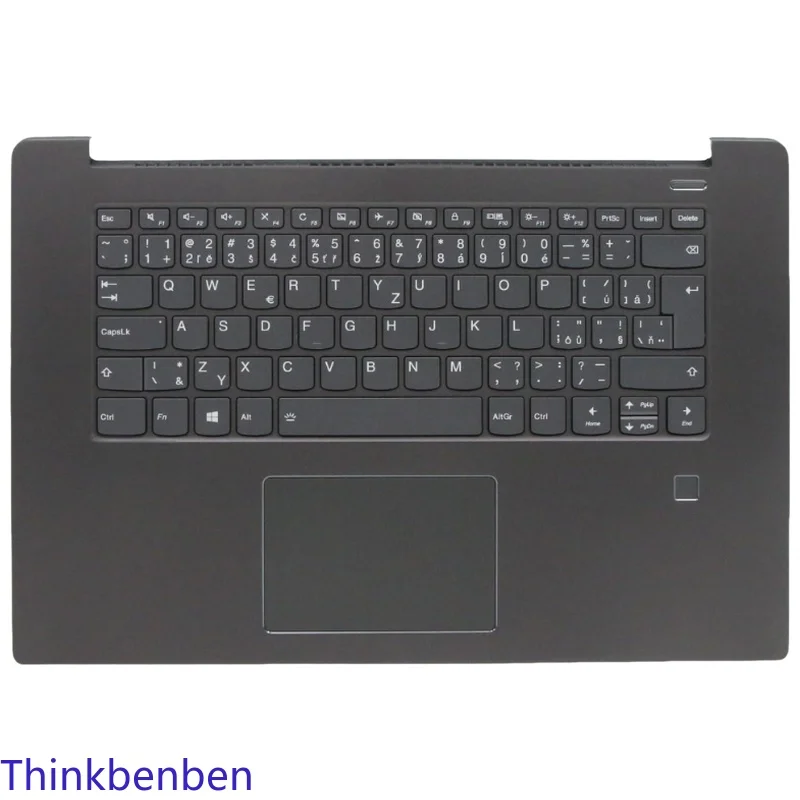 CZ Czech Iron Gray Keyboard Upper Case Palmrest Shell Cover For Lenovo Ideapad 530S 15 15IKB 5CB0R12581
