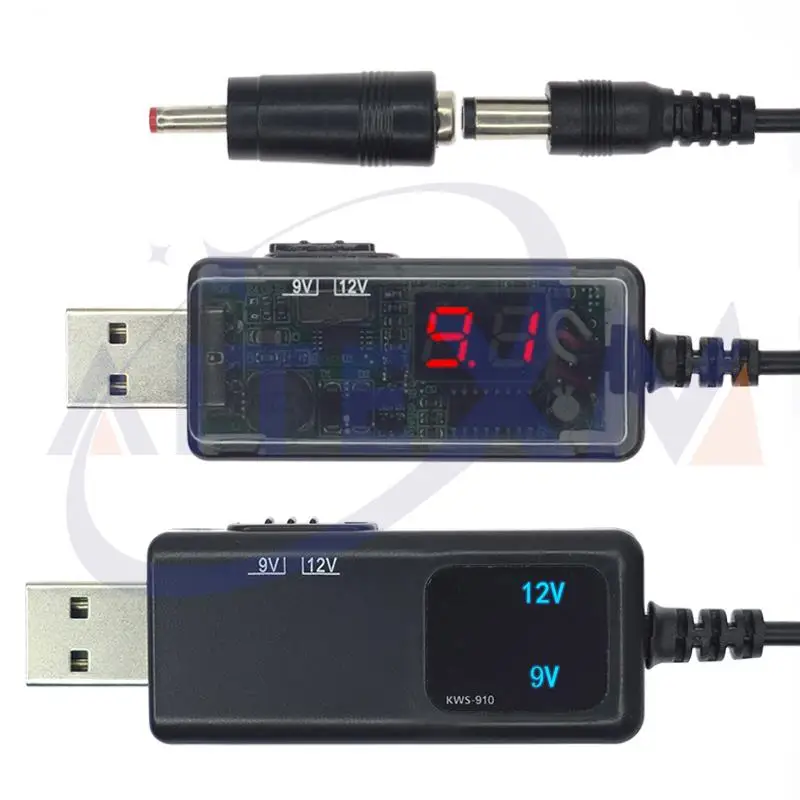 Konwerter USB Boost DC 5 V do 9 V 12 V Kabel konwertera USB + złącze 3,5 x 1,35 mm do zasilacza / ładowarki / konwertera zasilania