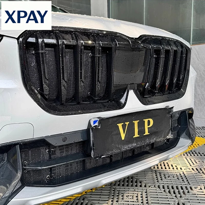 New For BMW X1 U11 2023 + Water Tank Screen Bug Net Accessories Kit Car Styling Front Racing Grille Head Engine Anti Insect Cove