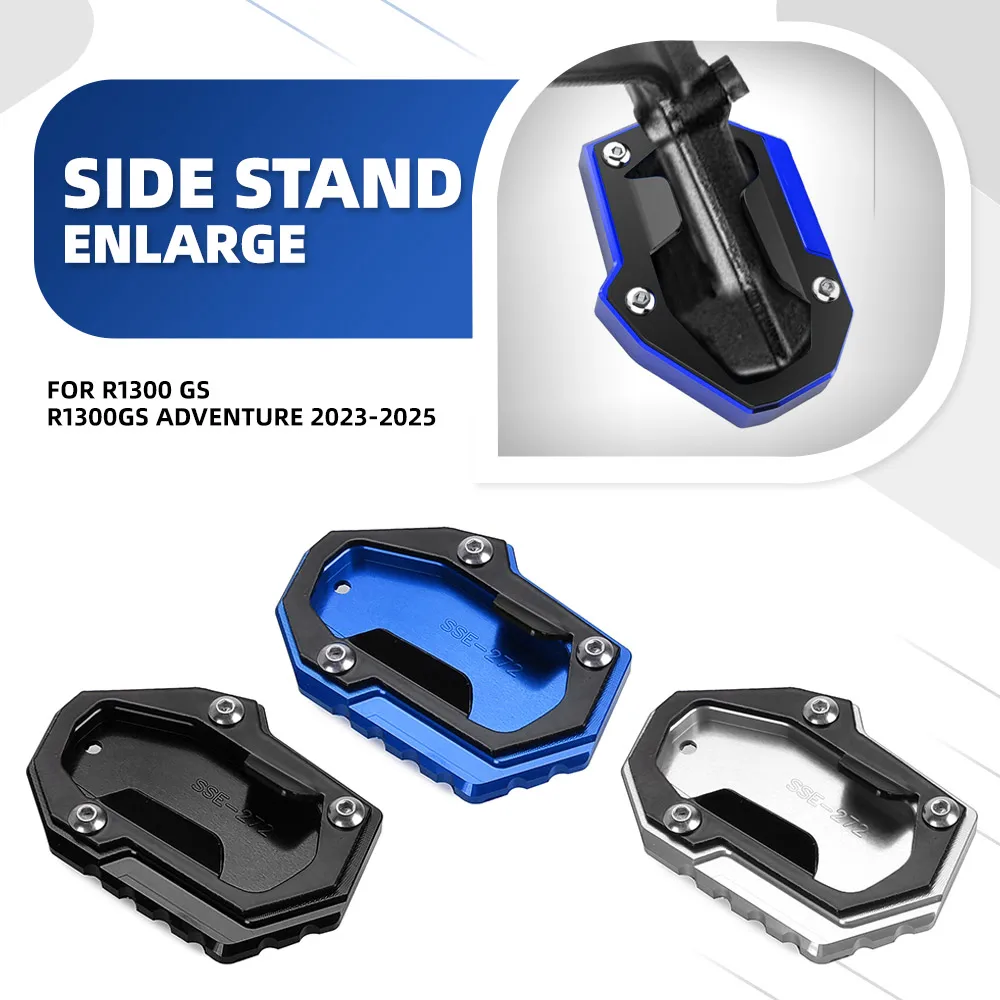 

R 1300 GS Motorcycle Accessories Aluminum Side Stand Foot Extension Kickstand Pad For BMW R1300 GS R1300GS Adventure 2023-2025