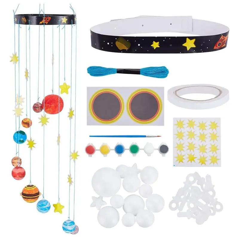 

Набор для сборки 3D-модели Солнечной системы из пенопласта FBIL-3D, полный комплект для самостоятельной сборки, подвесной космический проект, подарок на Рождество или день рождения