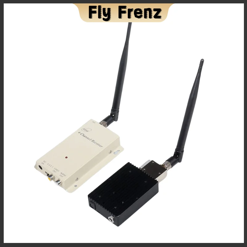 FPV 1.2G 5W 4CH Wireless Transmitter TX & Receiver RX Combo Analog FPV System for RC Models Drone Quad Enhancement Booster