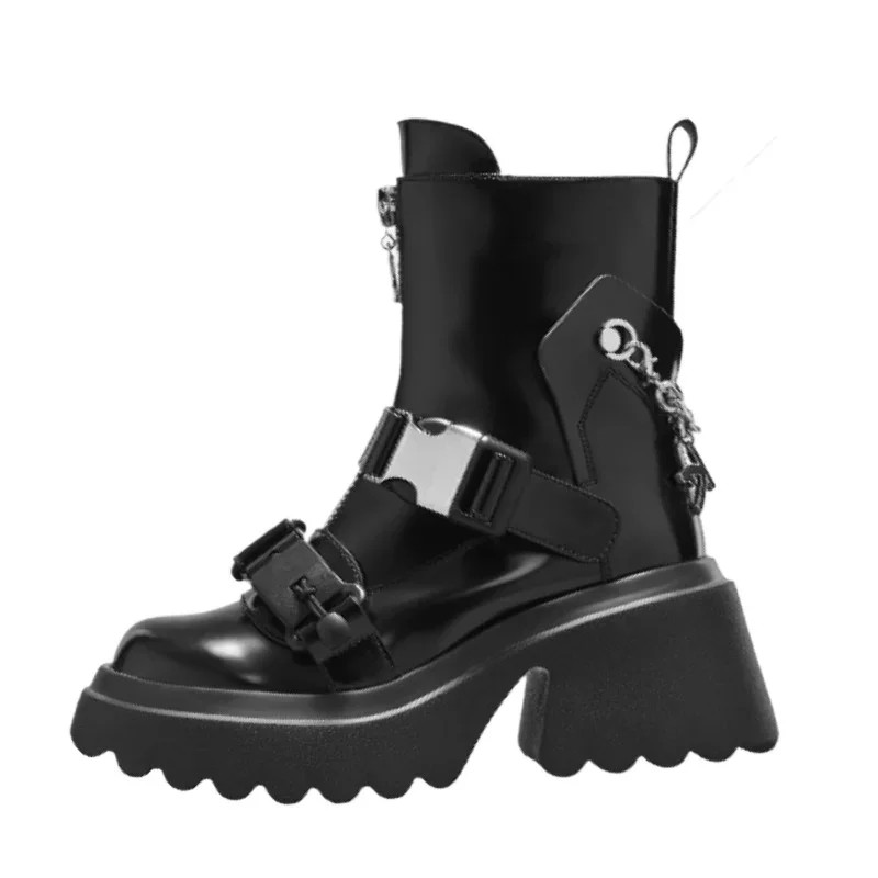

original Fashion Functional Short Boots Shoes for Women's Comfortable Breathable Thick Platform Height Increasing Boots