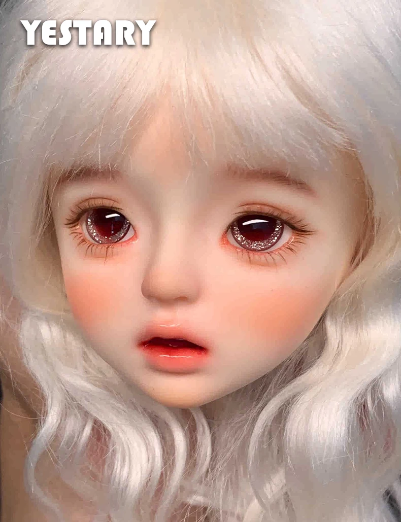 

YESTARY BJD Dolls Eyes 12MM 14MM 16MM Dolls Accessories Plaster Eyes 3D Color Imitation Glass Eyes For BJD Dolls Eyeball Gift