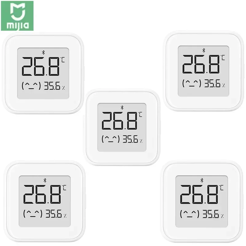 [Upgraded ] Xiaomi Mijia Smart BT Thermometer Hygrometer Ink Screen Smart Humidity Monitor Reminder Baby Mode Smart Linkage