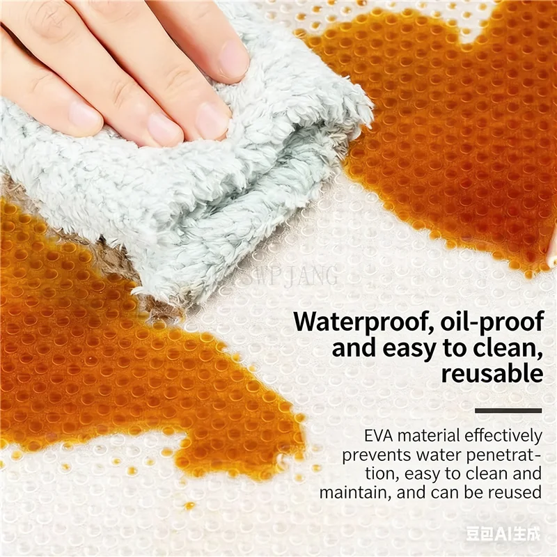 3M Thick Drawer Sticker EVA Waterproof Transparent Cabinet Mat Anti-Dirty Desk Protective Mat