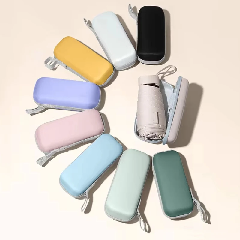 Xiaomi MIJIA UPF50+ Mini Compact Pocket Umbrella for Women Light 5 Folding Sun Protection Sun and Rain Small Card Bag Umbrellas