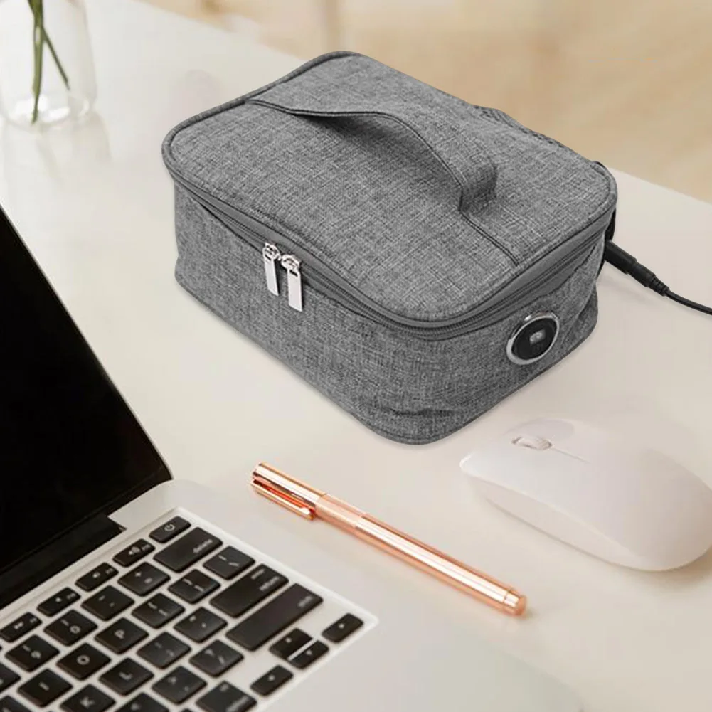 USB Rechargeable Food Heater Warmer Waterproof Electric Lunch Bag Electric Heating Bag 3 Heat Levels for Office School Traveling