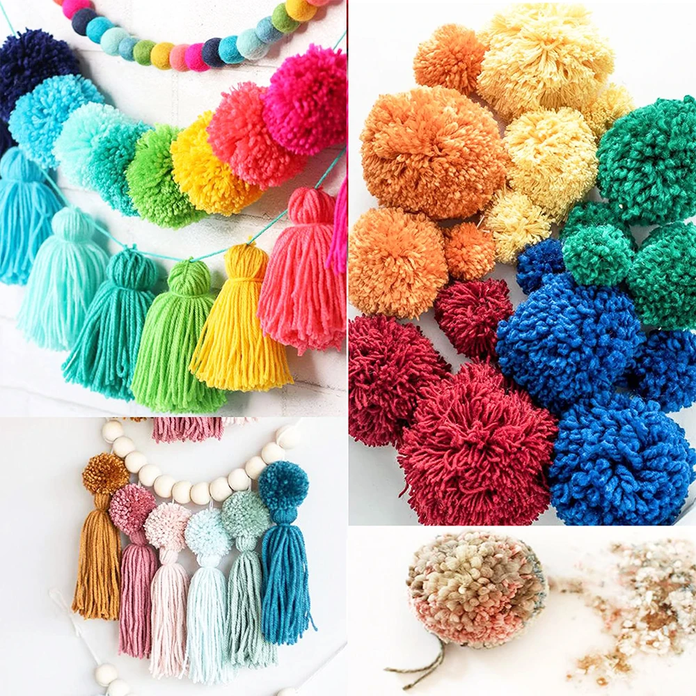Portátil DIY Pompom Maker, Flu - Pom Pom Maker Tool avaliação e preço