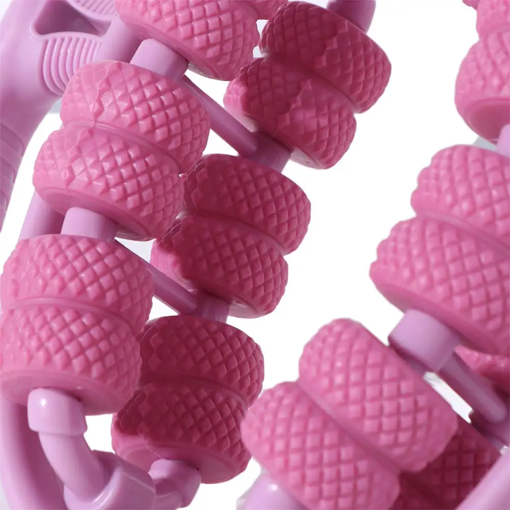 

26 Wheel Annular Leg Clamp Massager 360-degree Rotation Multifunctional Cellulite Massager Smooth Tool Handheld